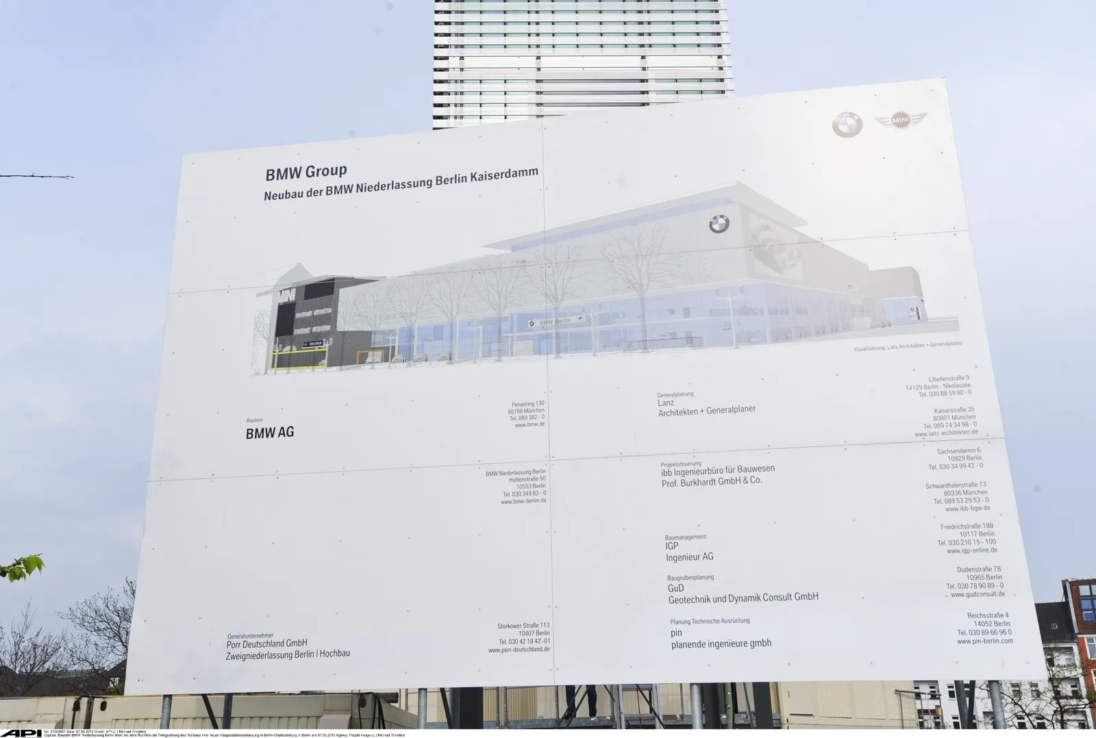Die neue Niederlassung von BMW in Berlin